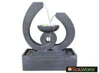 Serenity Solar Fountain – Grey